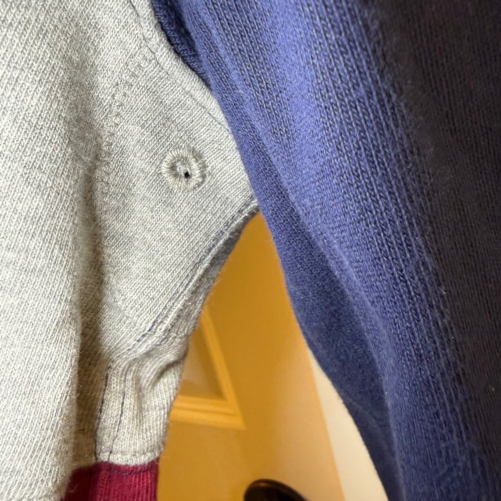 J Crew Mens Rugby Shirt‎ Long Sleeve Color Block Collared Size M - Picture 3 of 10